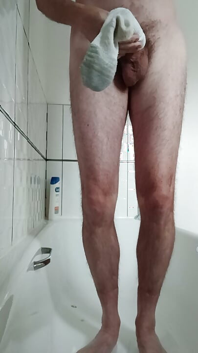 My most risky and hottest wank yet. Sniffing and licking my stepdaughter's panties and cumming into her dirty sock