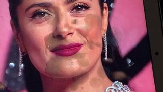 Трибьют со спермой на день рождения Salma Hayek