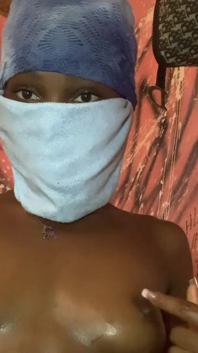 Hot ebony petite babe boob massage | Clip 2