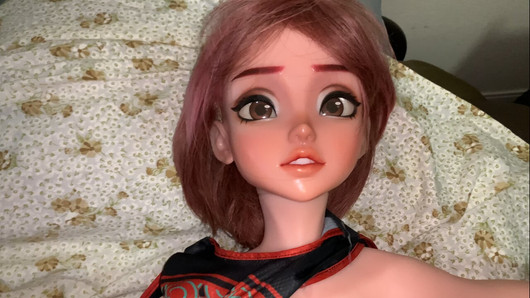 Gozando nos peitos da minha boneca - Elsa Babe Silicone Love Doll Modelo Takanashi Mahiru