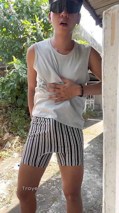 Kinky Asian Boy Cum in Boxer Brief