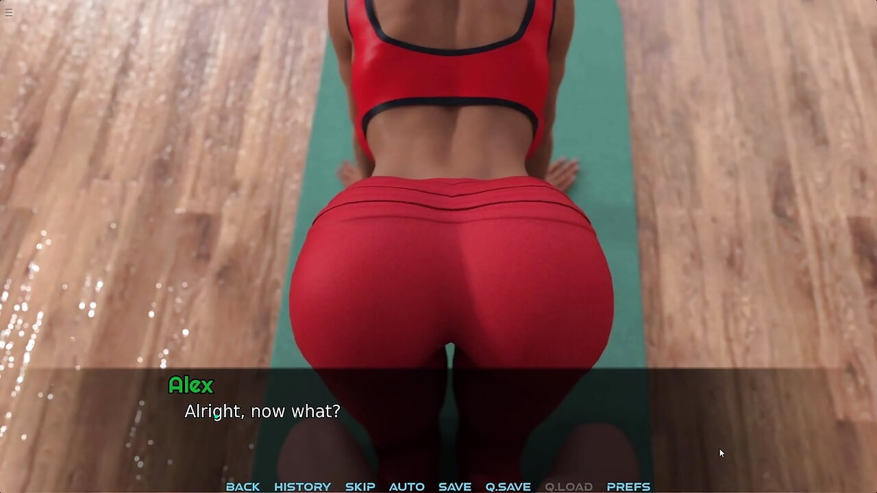 요가를 도와주는 새엄마