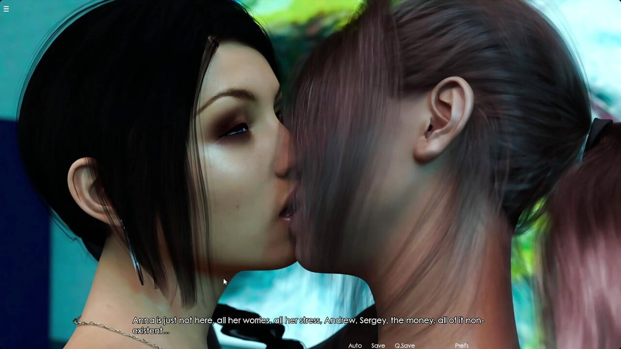 Two Lesbian Girls Kissing And Fingering Pussy