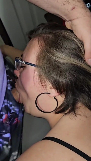 Unforgettable moment from "Blowjob into facefuck then he cumm in my mouth"