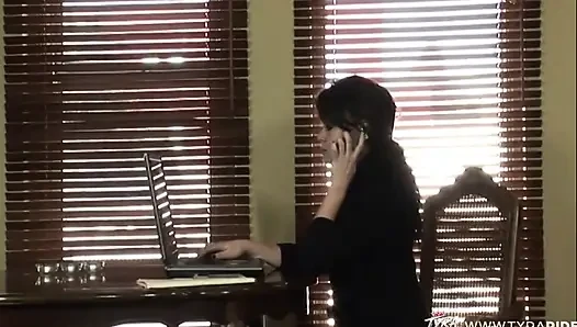 Horny Lesbians At Work