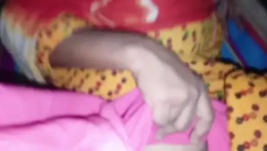 Horny Desi Aunty on Bed Legs Spread Wide, Full Energy Fucking (Bangla Audio)