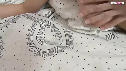 After studying, teen gets anal fucked hard and moans loudly