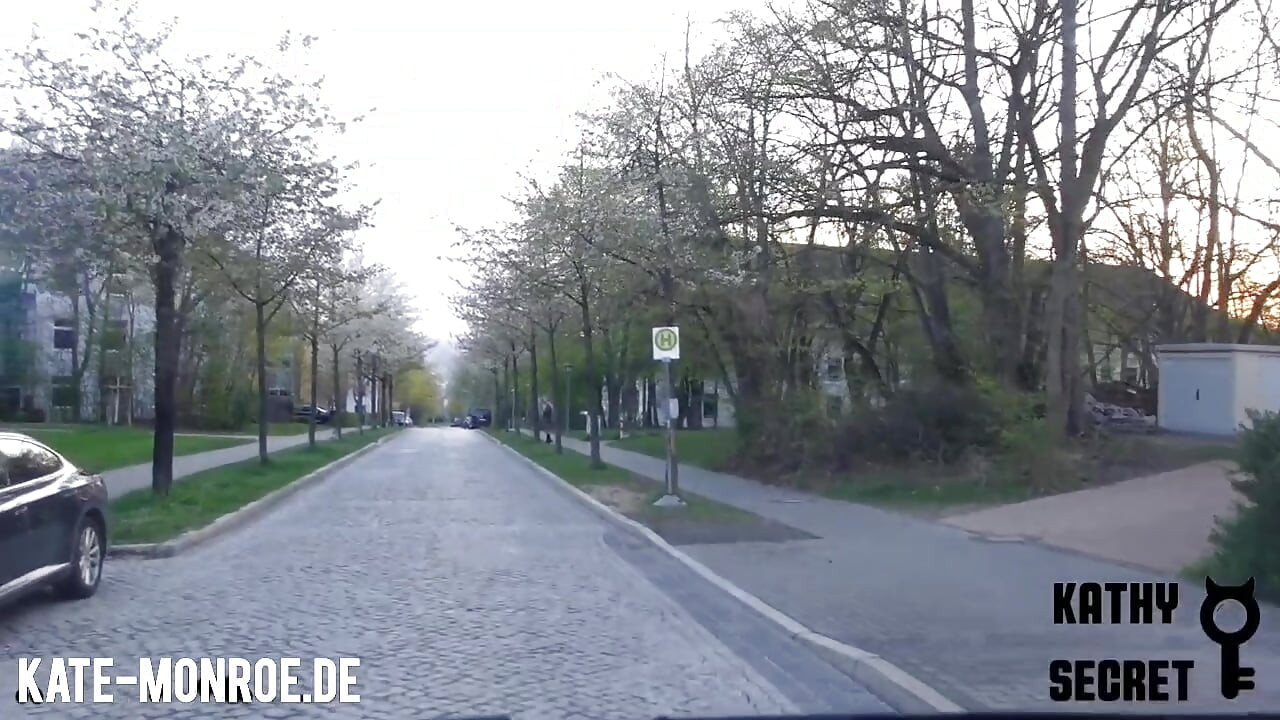 Üvey anne Kate Monroe arabada üvey oğlu tarafından yalanıyor ve dölleniyor!