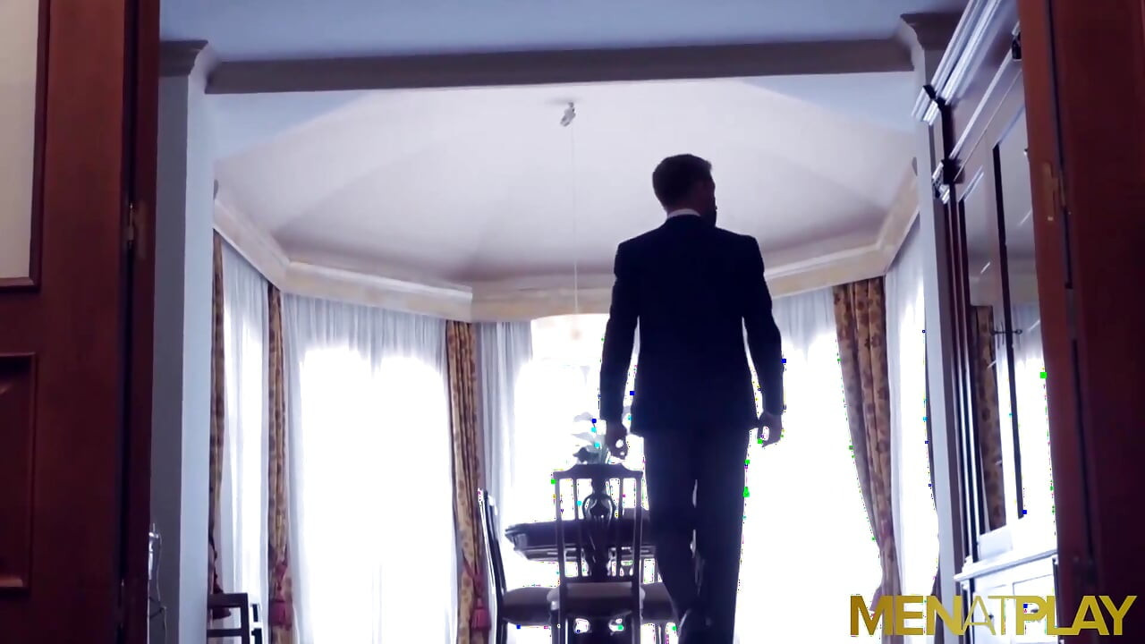 MENATPLAY Suited Gabriel Phoenix and Pietro Duarte anal fuck