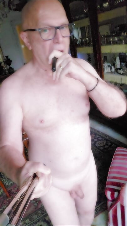 Walking naked around home