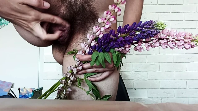 Lesbian girl preparing gift for her girlfriend