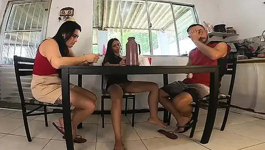 I Gave My Friend's Husband a Blowjob and a Blowjob Under the Table on Her Birthday
