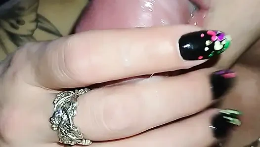 Blowjob terbaik. Banyak air mani di mulutku.