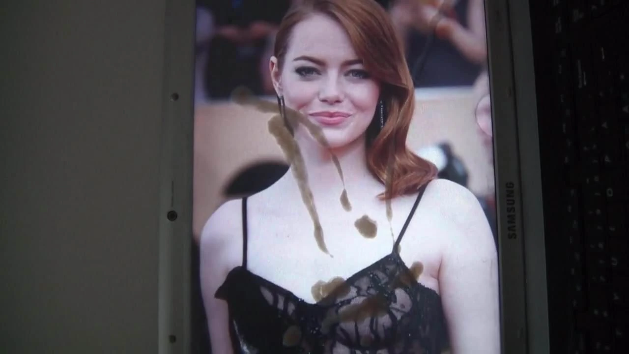 Emma Stone Cum Tribute