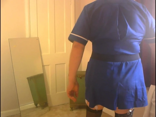 Dee dressed as a nurse pt1