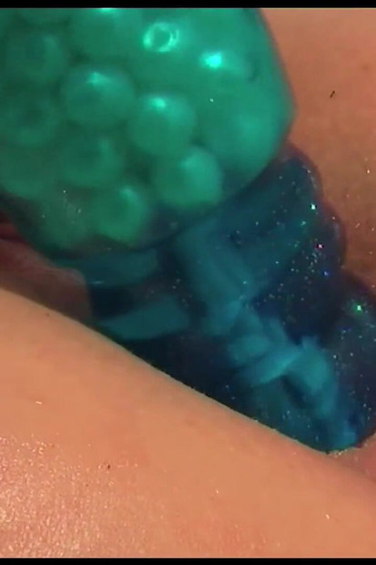 Blonde Slut with Big Tits Masturbates and Has Sex in the Pool
