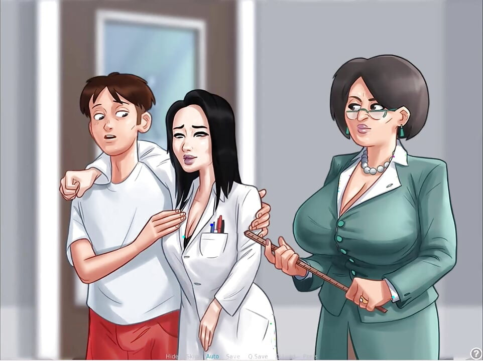 Summertime Saga - Σκηνή σεξ Miss Okita