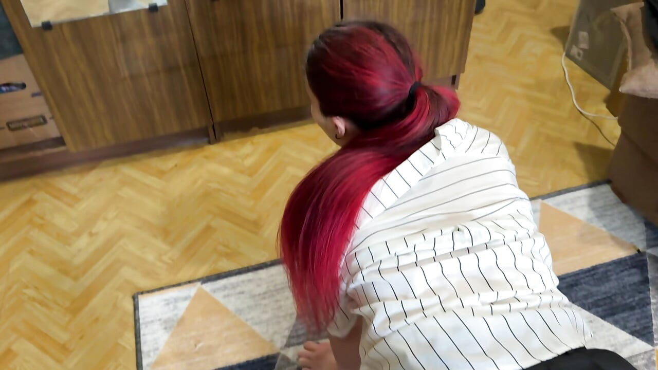 "Please not in the Pussy, I have a boyfriend" A cute student paid with her asshole for the trip
