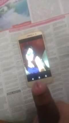 Cum tribute by a young guy