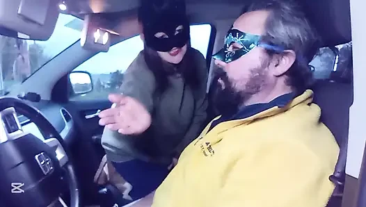 Face slapping in the Car