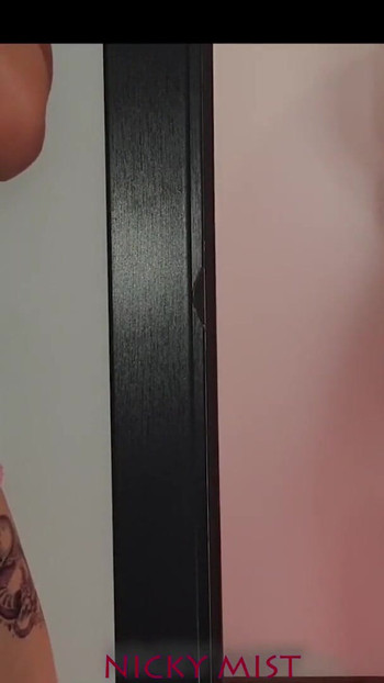 Unforgettable moment from "My roommates fuck thinking they're home alone - NICKY MIST"