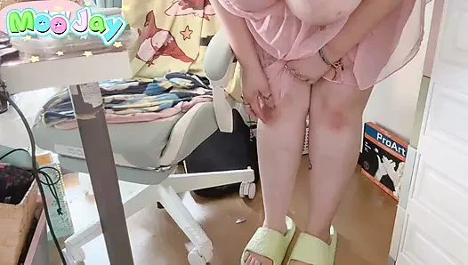POV Roleplay: Stepsister knows you're peeking at her ass and big tits