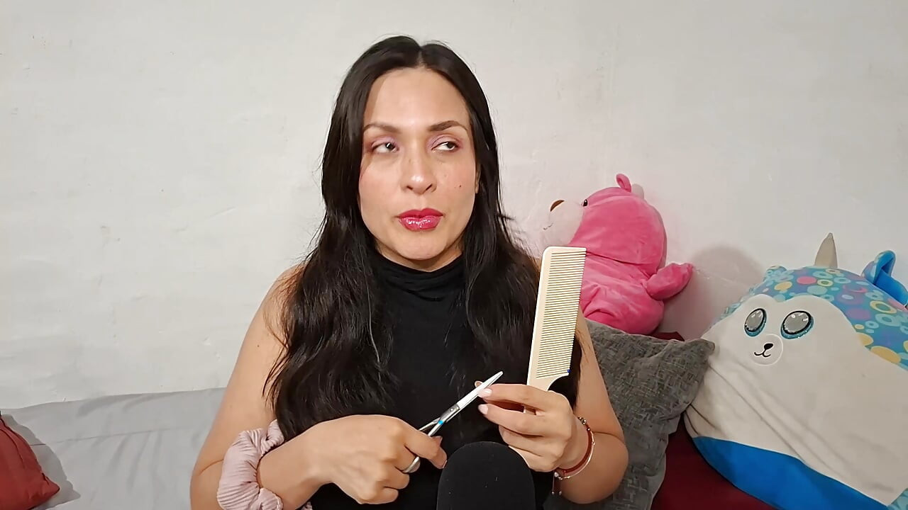여친이 머리를 자르는 ASMR 롤플레잉