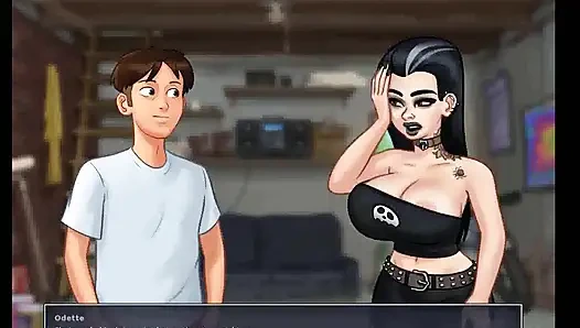 SummerTime Saga: его новый сосед по комнате - горячая милфа с большими сиськами, эпизод 124