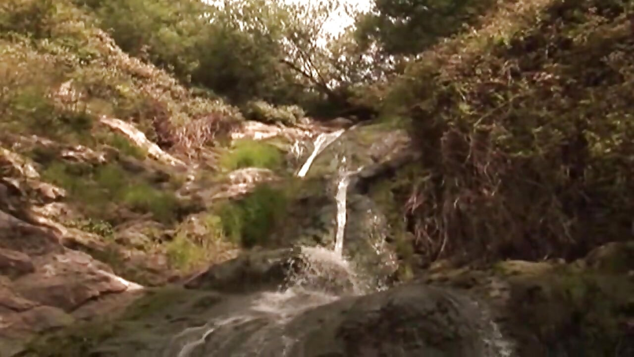 Blonde girl alone in the forest, finded out and banged by a black cock