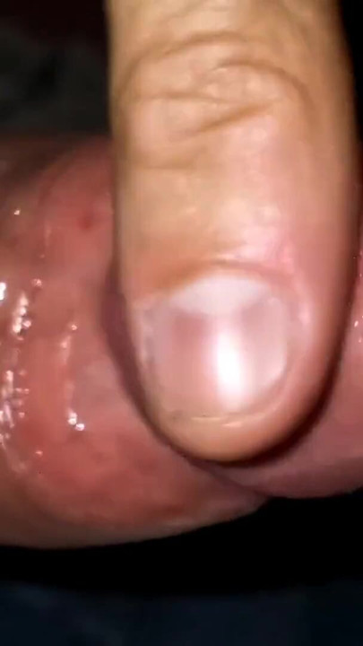 Playing with the head of a wet penis | Clip 1