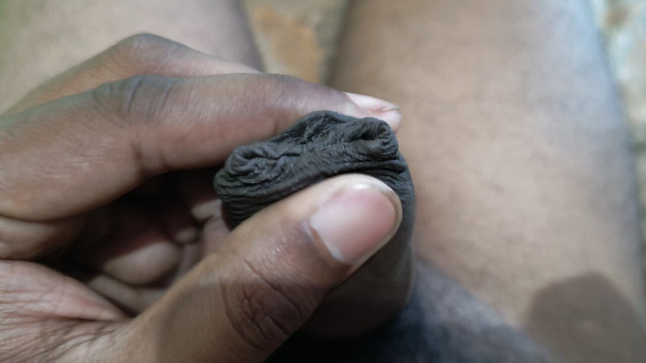 Indian boy large thick dick showing and masturbating.