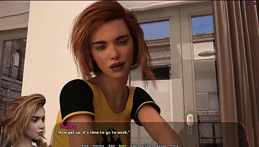 Cerita Haley #6 - diane pamer gerakan tarian tiangnya