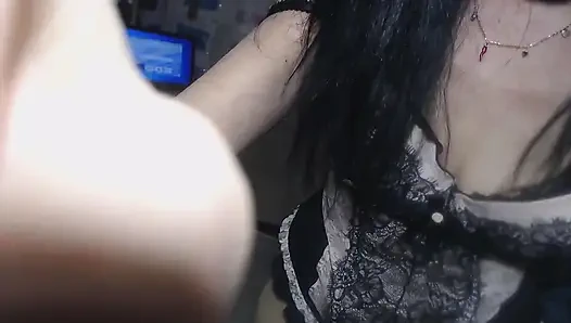 Seamless Pantyhose with Cucumber Ass Pussy