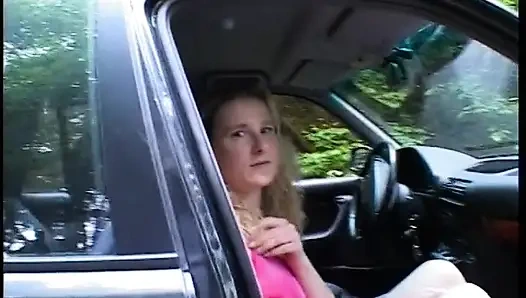 Picked up blondie gets fucked and facialized