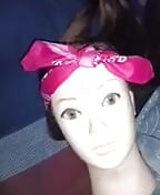 Hairdresser head with bandana