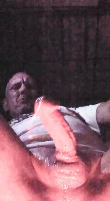 Bisexual male alone playing with cock