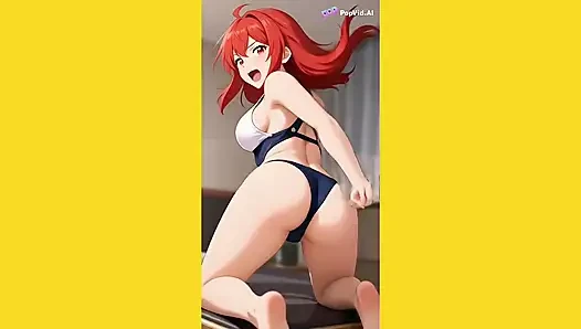 Kompilasi gadis anime semok posisi cowgirl dan gaya doggy -