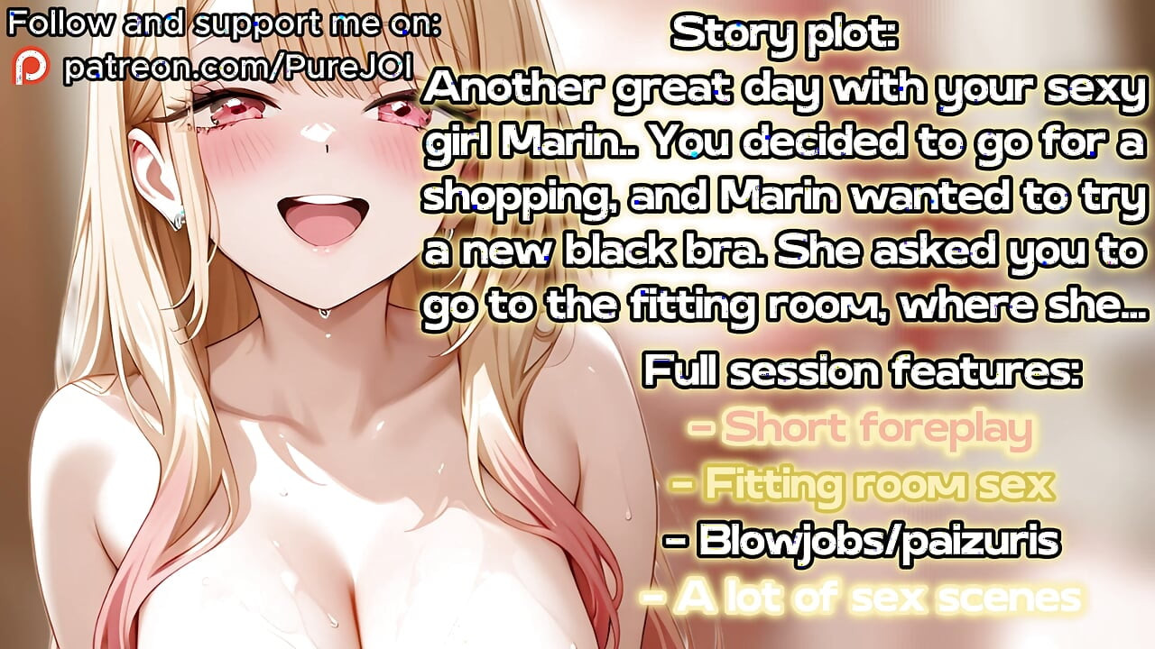 You have creampied Marin Kitagawa's pussy in the fitting room