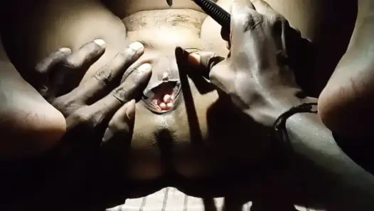 Desi bengali aunty ki chut ki Bal cutting Kiya Cut the hair of Bengali aunty from the village