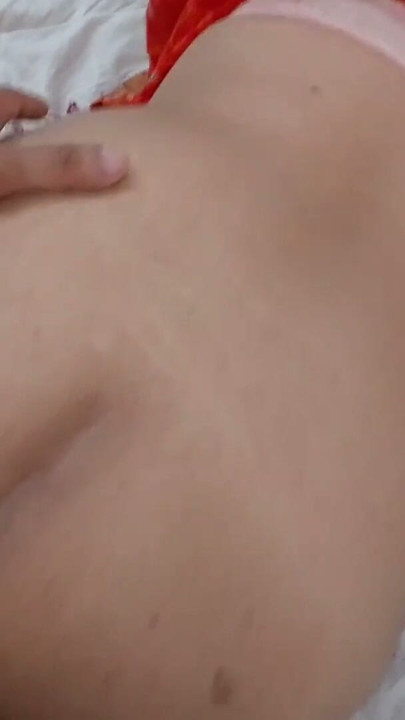 I was masturbating for the first time in my stepmother's bed beside | Clip 1