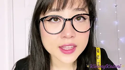 Asyalı hatun tıbbi çalışma sırasında penisinle aşık oluyor -asmr- kimmy kalani