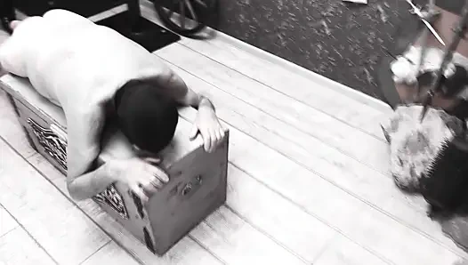 Insane RIDING CROP WHIPPING double sadism