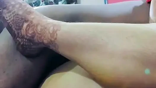 Suhagraat First Night Sex with Small Penis Sissy Husband