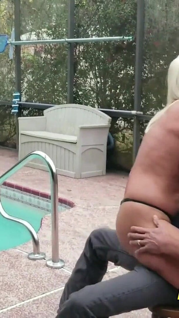 Stunning moment from "The Strip-O-Gram with Ms Paris Rose"