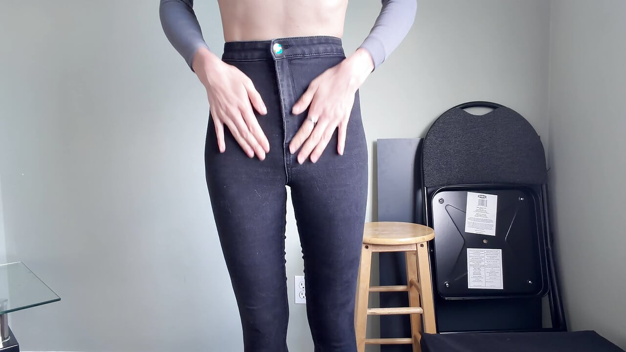 Model pantat Ketat Asia saya seluar dalam & seluar jeans
