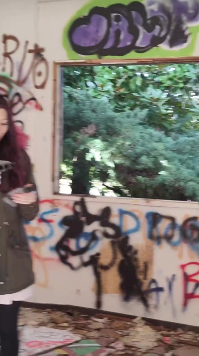 PornoVLOG - Italian amateur in abandoned location | Clip 1