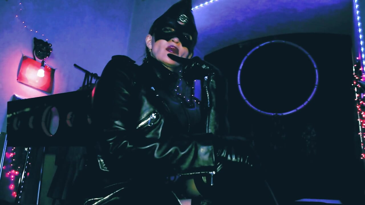 Mistress Eva Latex full leather fetish boots domina uniform bdsm kink hot milf