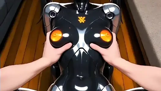 Hentai anime - Robotermädchen wie eine echte frau