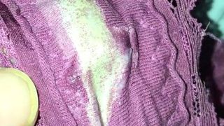 Dirty wet panties of my wife