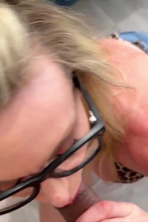 POV Cum Facial on My New Glasses